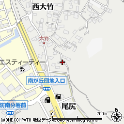 神奈川県秦野市西大竹161-15周辺の地図