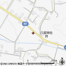 京都府綾部市上杉町久保井根周辺の地図