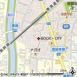 神奈川県平塚市豊田本郷1709周辺の地図