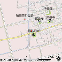 滋賀県長浜市加田町2368周辺の地図