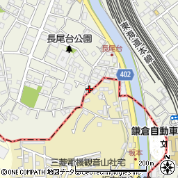 神奈川県横浜市栄区長尾台町107周辺の地図