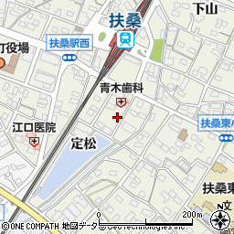 愛知県丹羽郡扶桑町高雄定松31周辺の地図