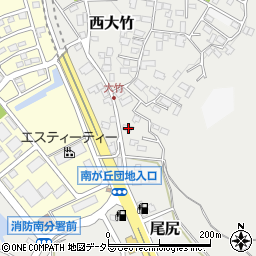 神奈川県秦野市西大竹161-2周辺の地図