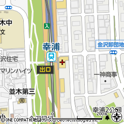 神奈川三菱ふそう金沢支店部品周辺の地図