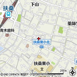 愛知県丹羽郡扶桑町高雄定松郷103周辺の地図