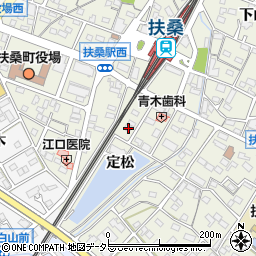 愛知県丹羽郡扶桑町高雄定松5周辺の地図
