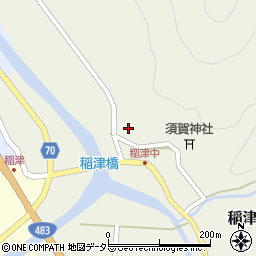 兵庫県養父市稲津149周辺の地図