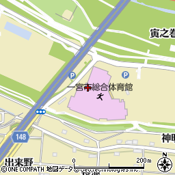 愛知県一宮市光明寺白山前周辺の地図