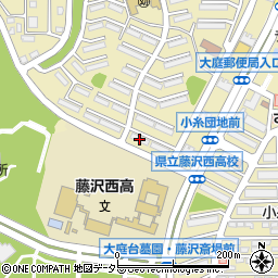 湘南西部住宅２－２号棟周辺の地図