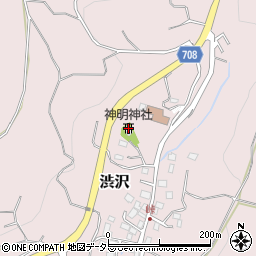 神明神社周辺の地図