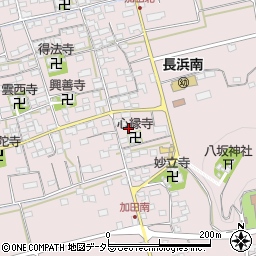 滋賀県長浜市加田町2493周辺の地図
