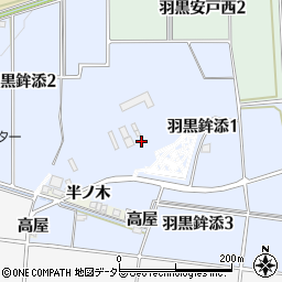 愛知県犬山市羽黒鉾添周辺の地図