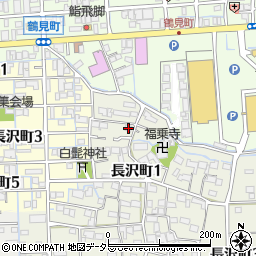 岐阜県大垣市長沢町1丁目974周辺の地図