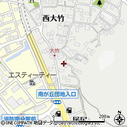 神奈川県秦野市西大竹161-5周辺の地図