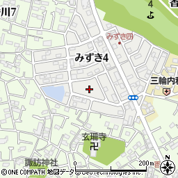 神奈川県茅ヶ崎市みずき4丁目16周辺の地図