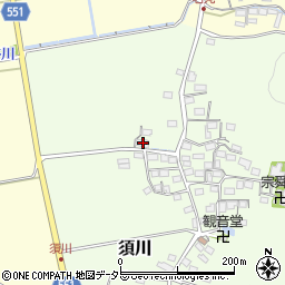 滋賀県米原市須川468-1周辺の地図