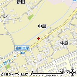 愛知県江南市宮田町中島328周辺の地図