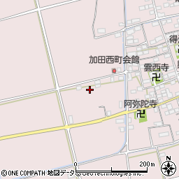 滋賀県長浜市加田町525周辺の地図