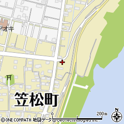 岐阜県羽島郡笠松町長池1周辺の地図