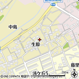 〒483-8305 愛知県江南市宮田町生原の地図