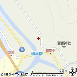 兵庫県養父市稲津116周辺の地図