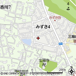 神奈川県茅ヶ崎市みずき4丁目16-9周辺の地図