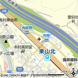 神奈川県足柄上郡山北町向原1840周辺の地図