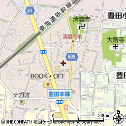 奈良組寄宿舎周辺の地図