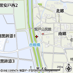 愛知県犬山市羽黒合戦橋周辺の地図