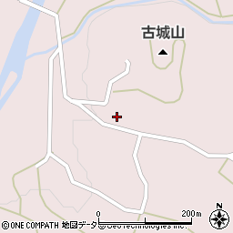 京都府綾部市八津合町城下周辺の地図