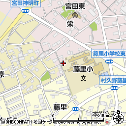 愛知県江南市宮田神明町栄70周辺の地図