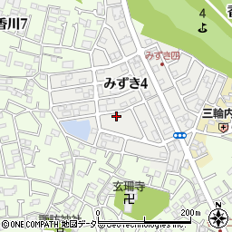 神奈川県茅ヶ崎市みずき4丁目16-10周辺の地図