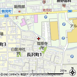 岐阜県大垣市長沢町1丁目965周辺の地図