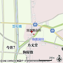 愛知県犬山市今井鍬下周辺の地図