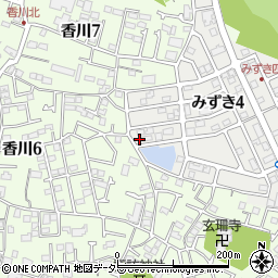 神奈川県茅ヶ崎市みずき4丁目19-2周辺の地図