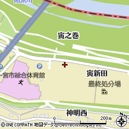 愛知県一宮市光明寺寅之巻周辺の地図