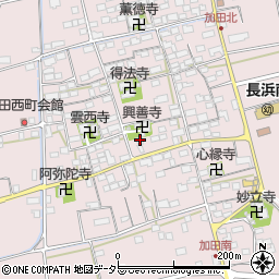 滋賀県長浜市加田町2275周辺の地図