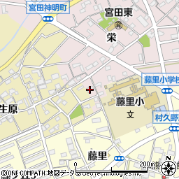 愛知県江南市宮田神明町栄60周辺の地図