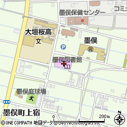 大垣市役所　墨俣地域事務所墨俣地域教育事務所周辺の地図