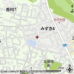 神奈川県茅ヶ崎市みずき4丁目19-15周辺の地図