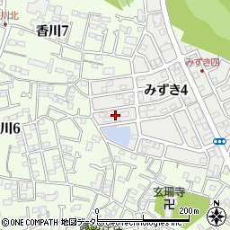 神奈川県茅ヶ崎市みずき4丁目19周辺の地図