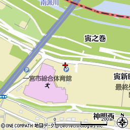 愛知県一宮市光明寺横手東周辺の地図