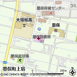 墨俣さくら会館　文化ホール周辺の地図