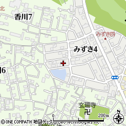 神奈川県茅ヶ崎市みずき4丁目19-12周辺の地図