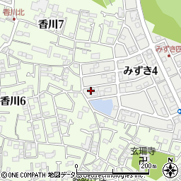 神奈川県茅ヶ崎市みずき4丁目19-6周辺の地図