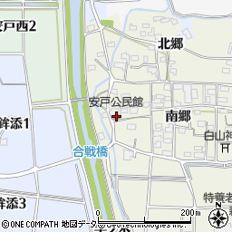 安戸公民館周辺の地図