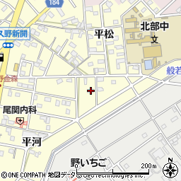 愛知県江南市村久野町平河132周辺の地図