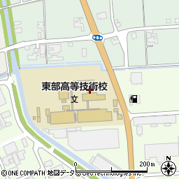 島根県立　東部高等技術校産業人材育成スタッフ周辺の地図