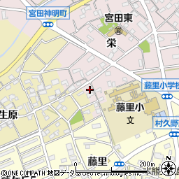 愛知県江南市宮田神明町栄56周辺の地図