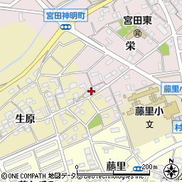 愛知県江南市宮田神明町栄46周辺の地図